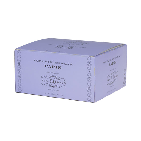 Paris, Box of 50 Foil Wrapped Tea Bags (REPACKED)