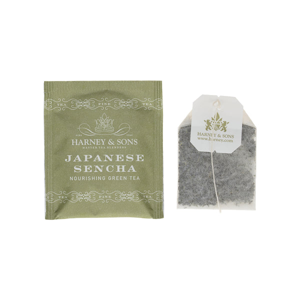 Japanese Sencha, Box of 50 Foil Wrapped Tea Bags