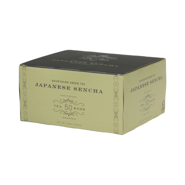 Japanese Sencha, Box of 50 Foil Wrapped Tea Bags