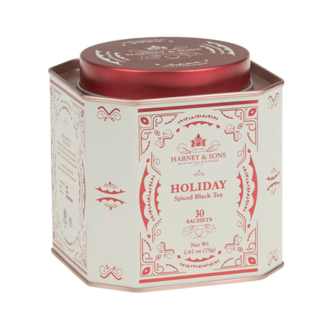 Holiday Tea, HRP Tin of 30 Sachets