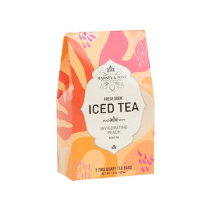 Peach Fresh Brew Iced Tea, Box of 3 Tea Pouches