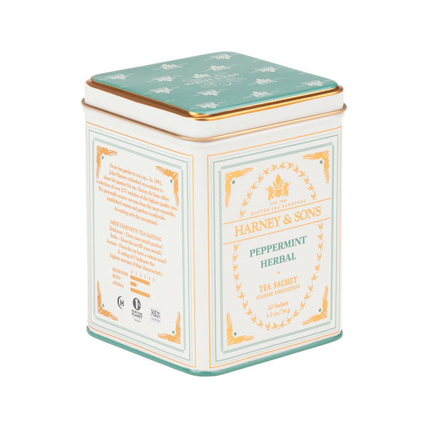 Peppermint Herbal, Classic Tin of 20