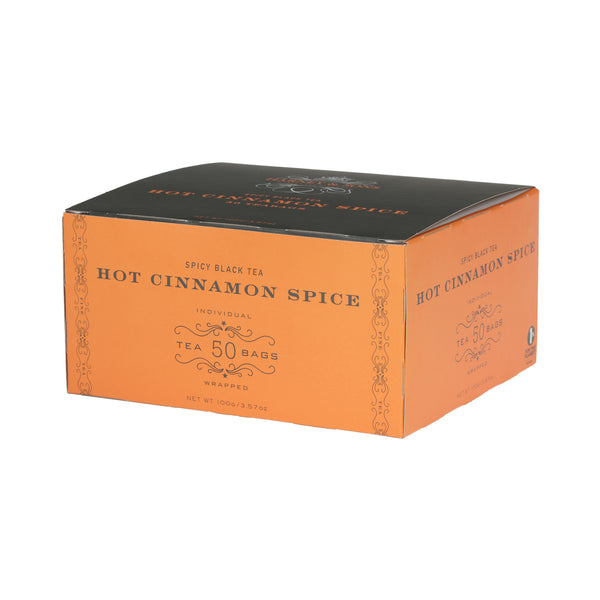 Hot Cinnamon Spice, Box of 50 Foil Wrapped Tea Bags