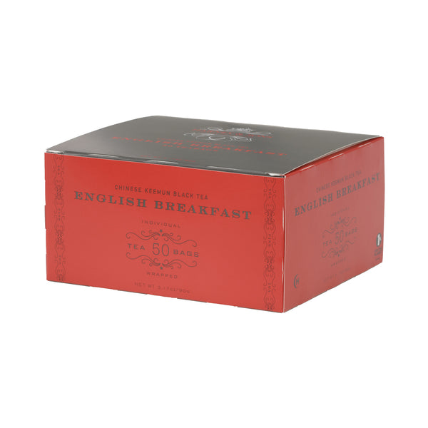 English Breakfast, Box of 50 Foil Wrapped Tea Bags