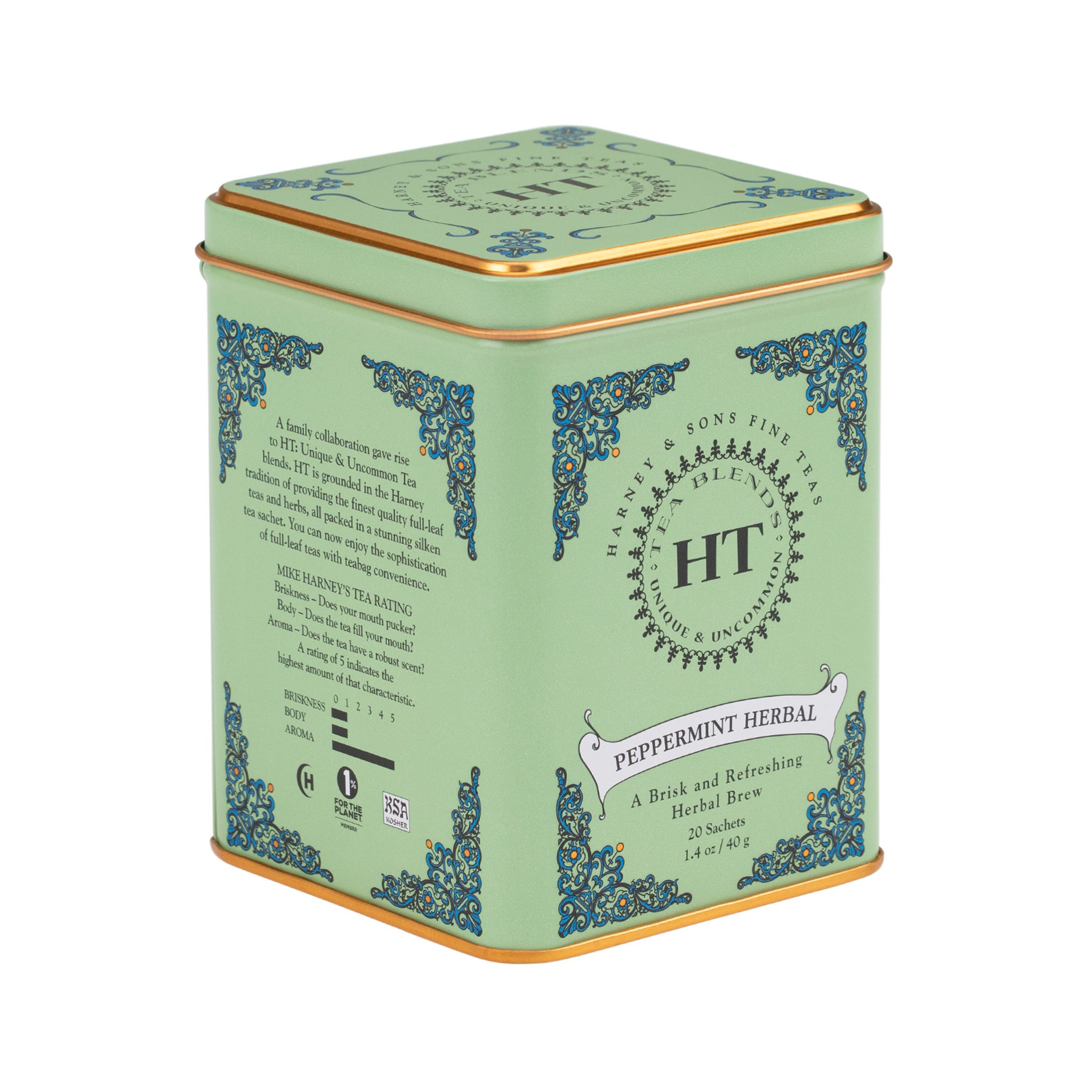 Peppermint, HT Tin of 20 Sachets