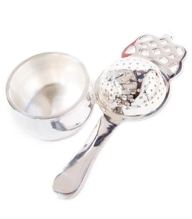 Tea Strainer - Silver Plated, Long Handle