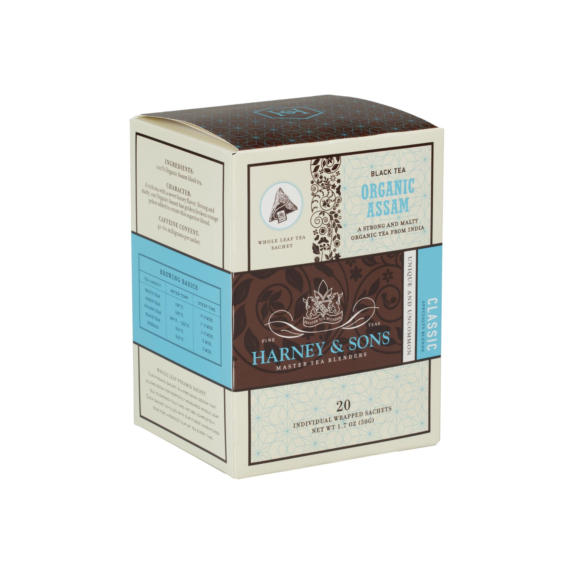 [CLEARANCE SALE] Organic Assam, Box of 20 Individually Wrapped Sachets
